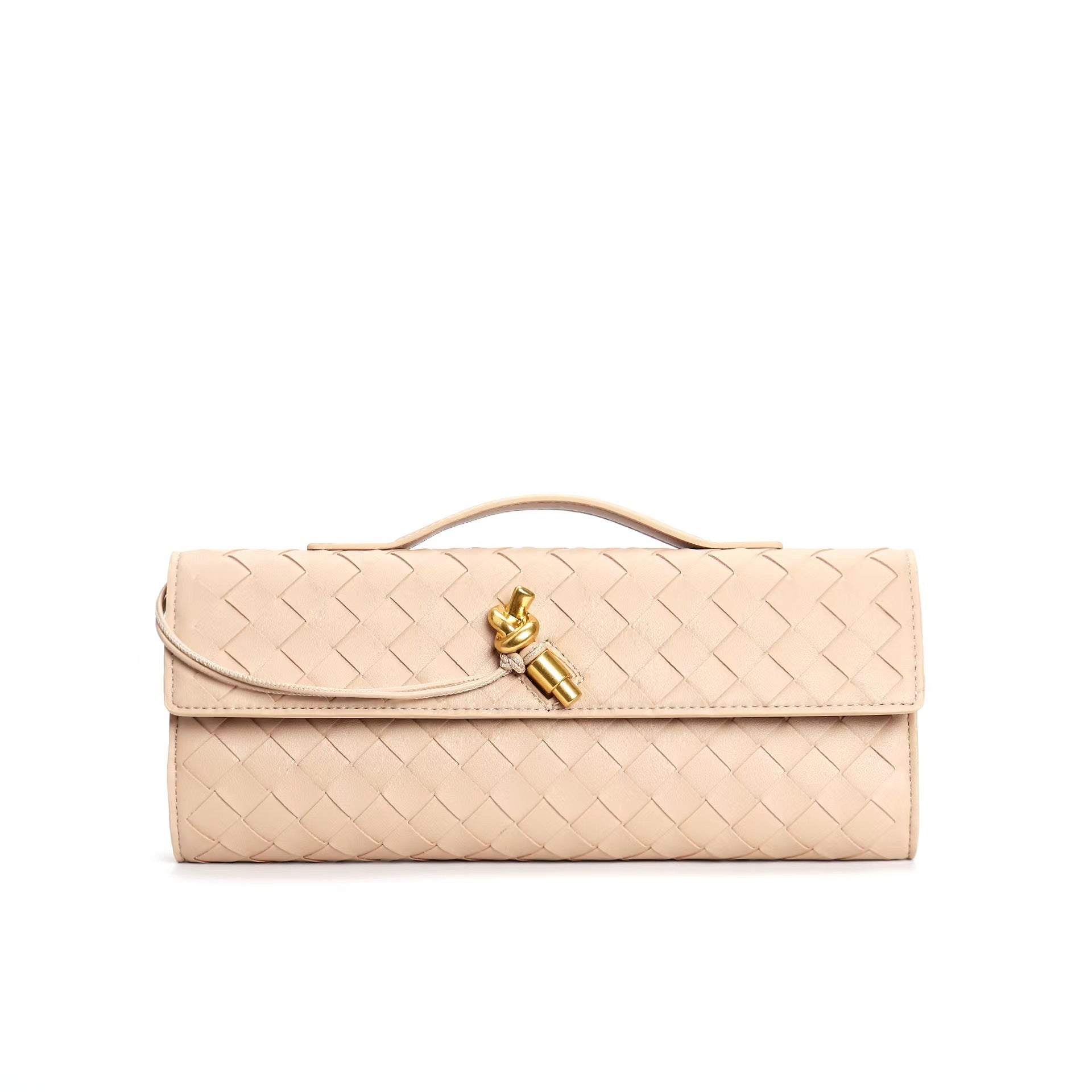 Woven baguette Clutch