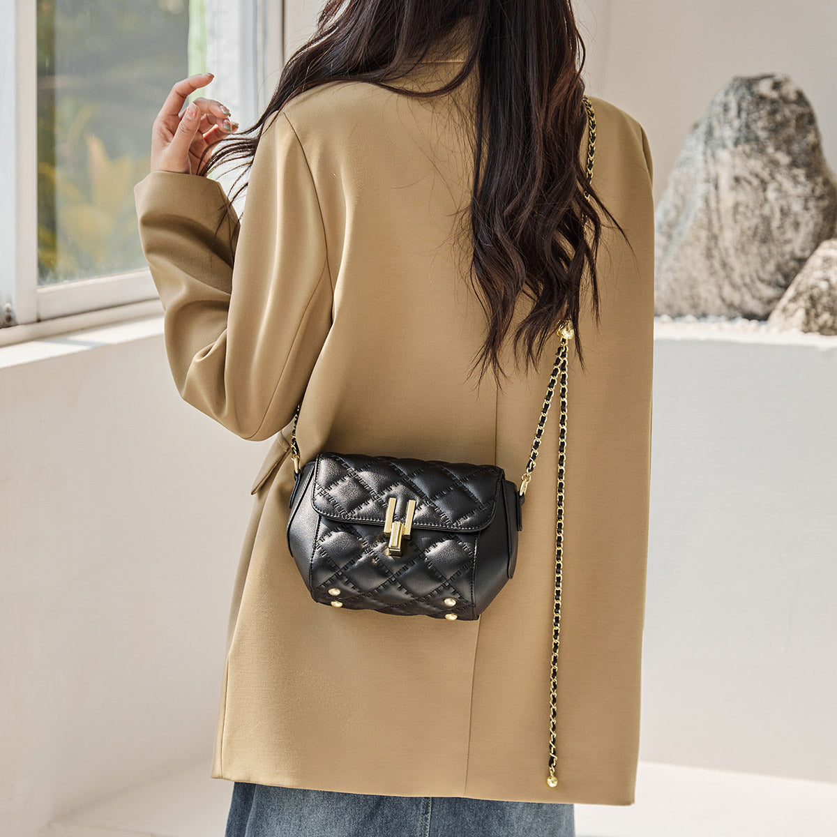 Sac à bandoulière avec chaîne Ins