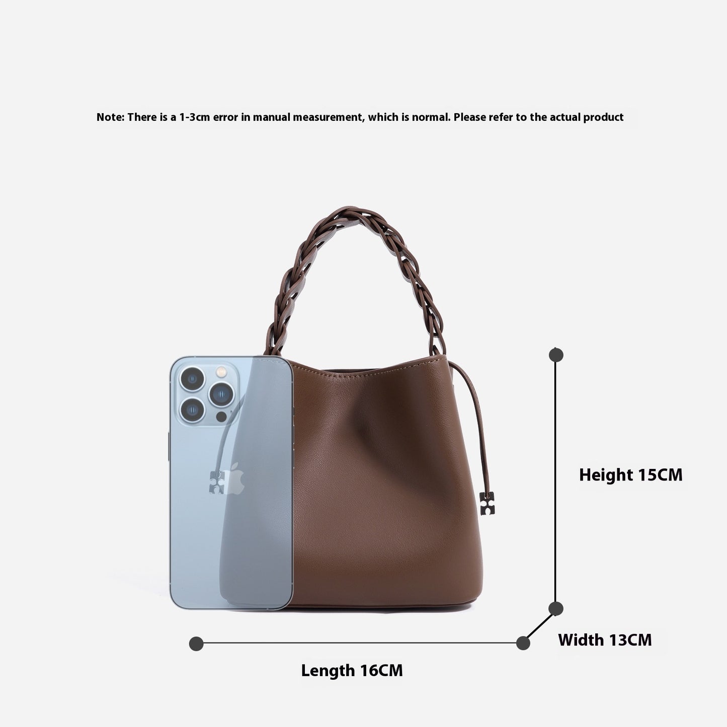 Hand-woven Mini Crossbody Bucket Bag