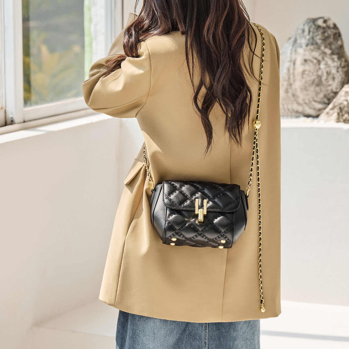 Sac à bandoulière avec chaîne Ins