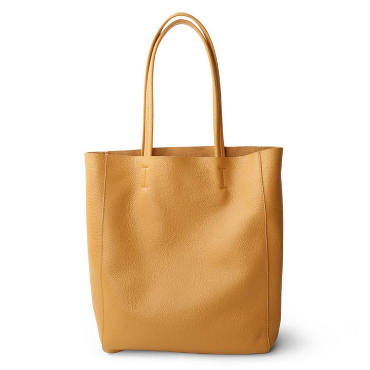 Bahija Simple Leather Tote – Classic, Timeless Elegance
