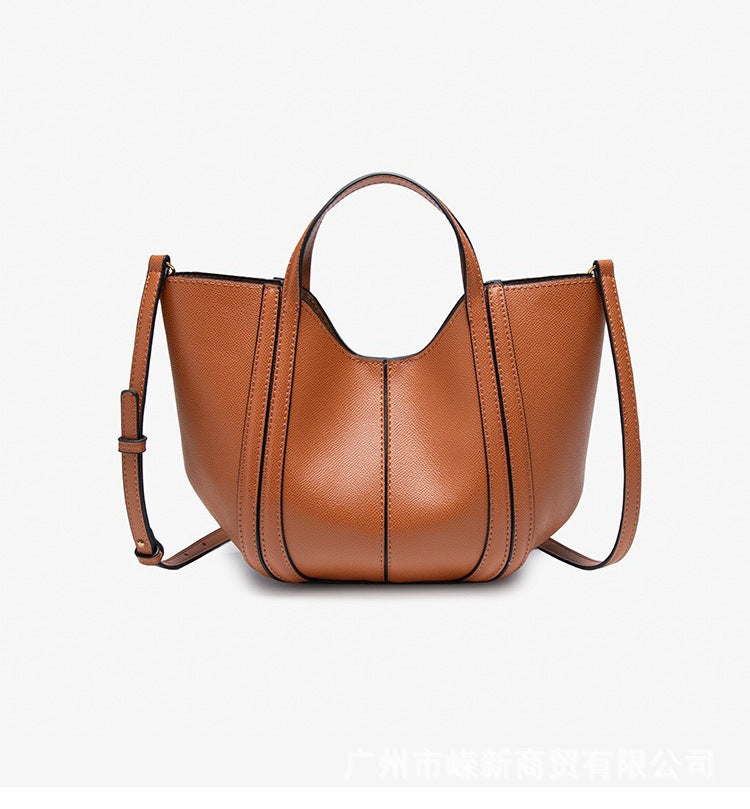 Bucket-textured Vegetable Tote Bag