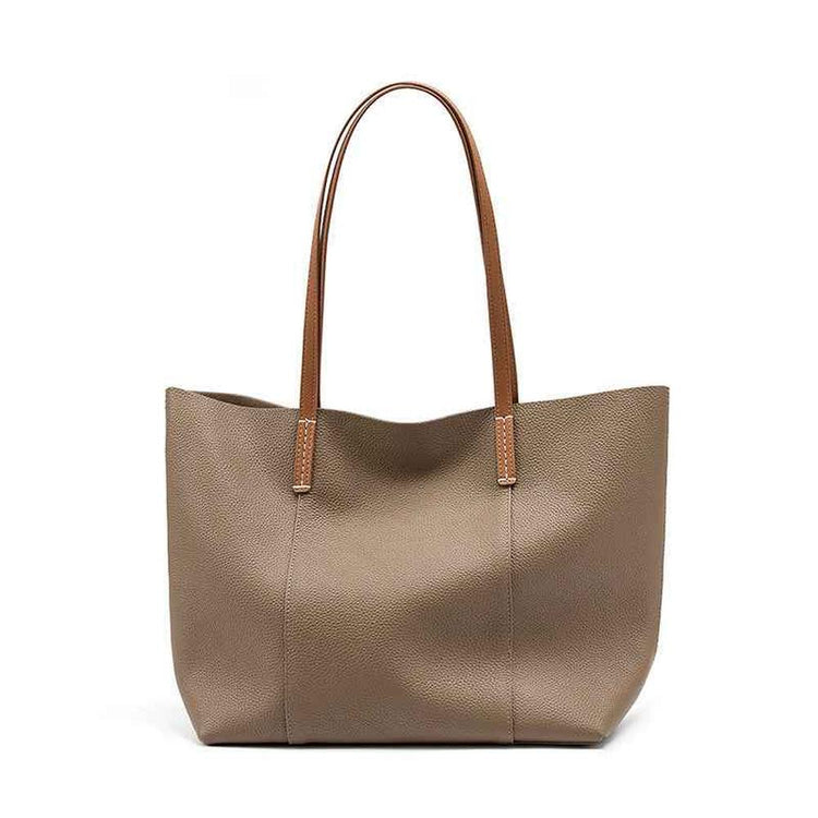 Handcrafted Cowhide Leather Tote Bag for Stylish Everyday Use