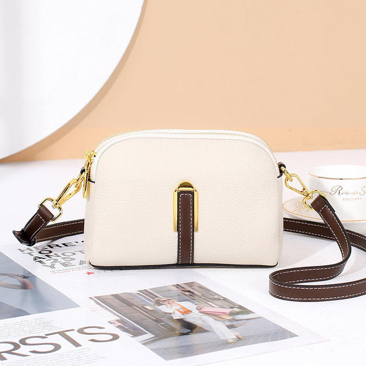 Large Capacity Leather Crossbody Bag