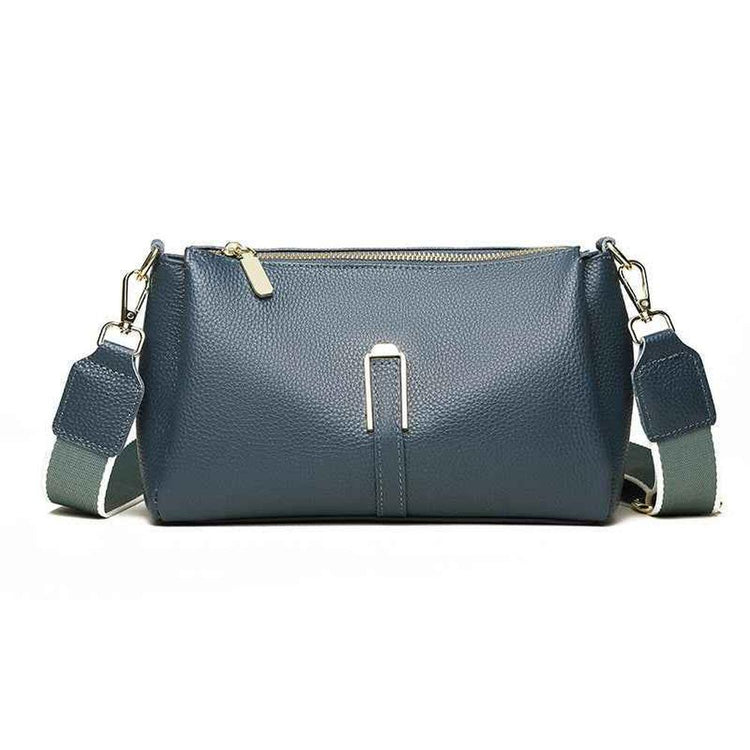 Large multifonctional leather crossbody bag