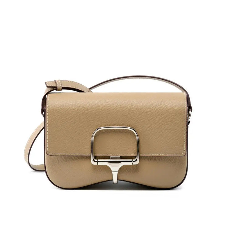 Leather Palm Print Crossbody Bag