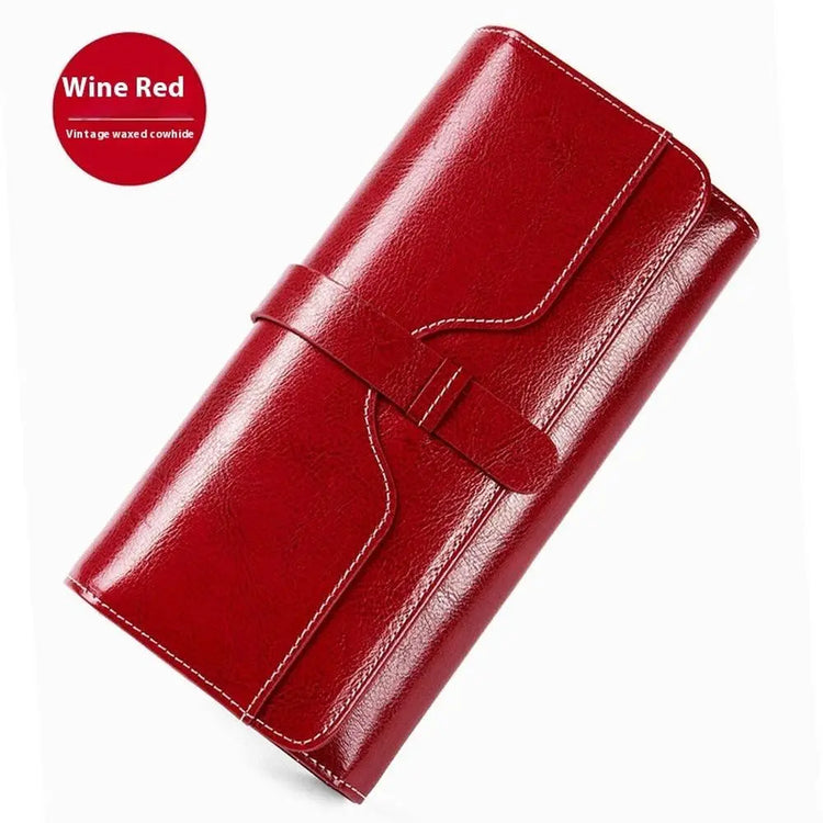 Leather Tri Fold Wallet