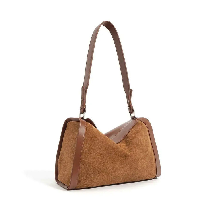 Matte Leather Shoulder Messenger Bag