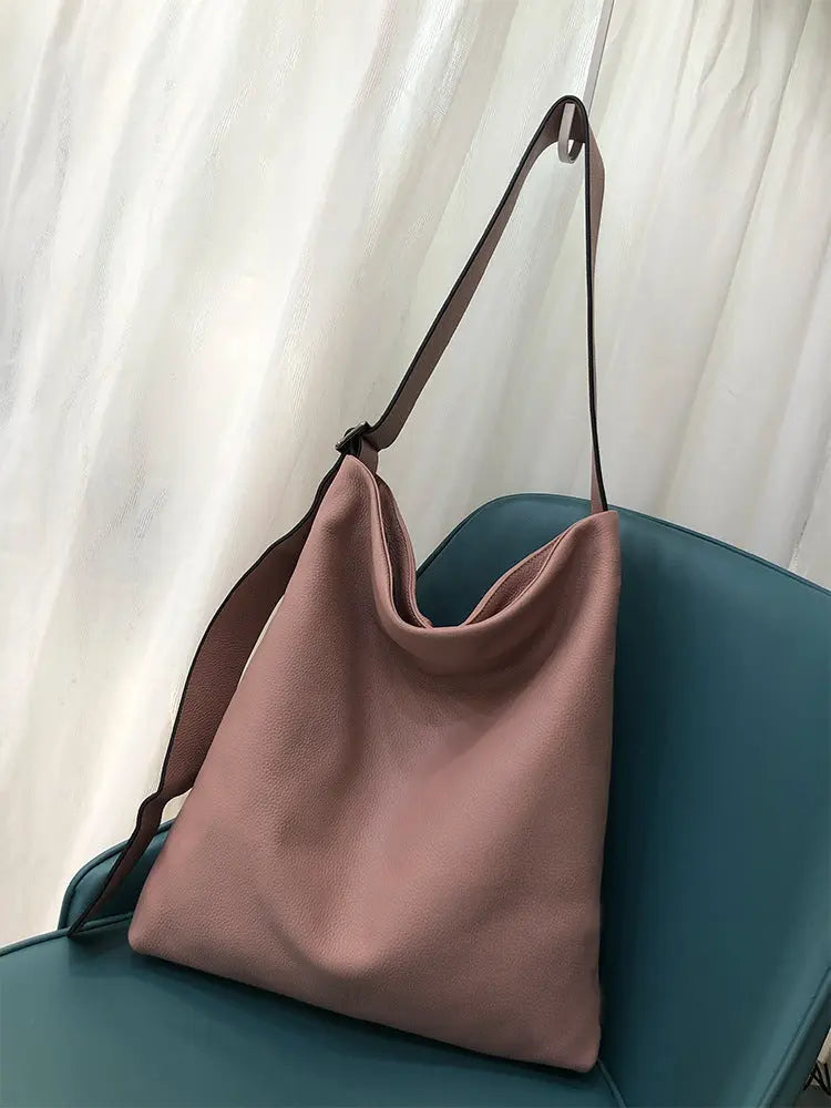 New Top Layer Cowhide Shoulder Bag