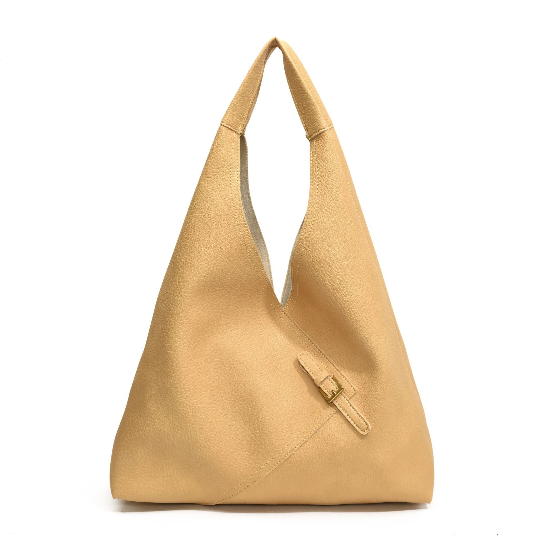 Sac bandoulière en cuir souple - Simple et grande capacité