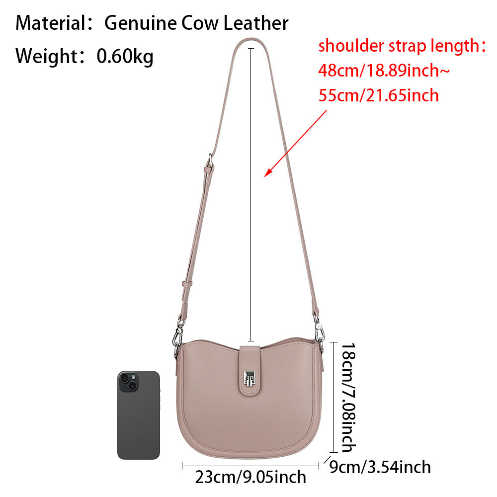 Vintage Saddle Messenger Crossbody