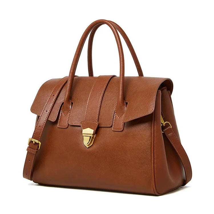 Premium First-Layer Cowhide Shoulder Bag