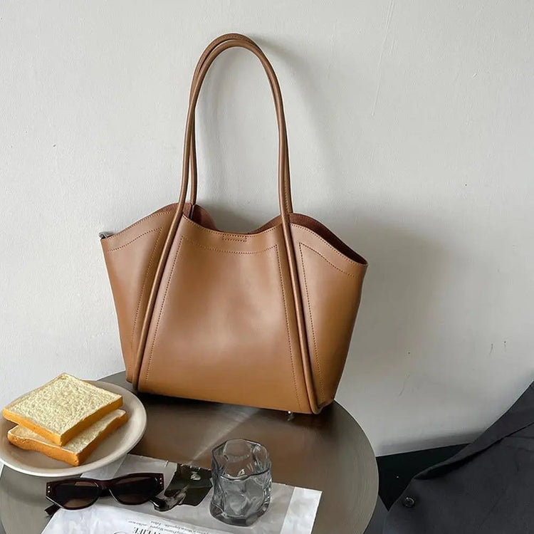 Shoulder Cowhide large capacity Bag