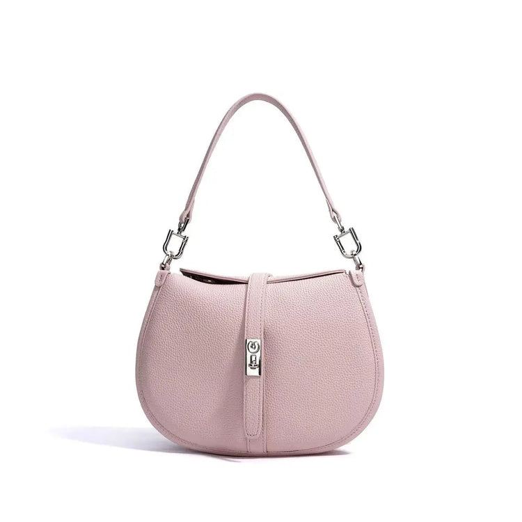 Simple Commute Genuine Leather Shoulder Bag