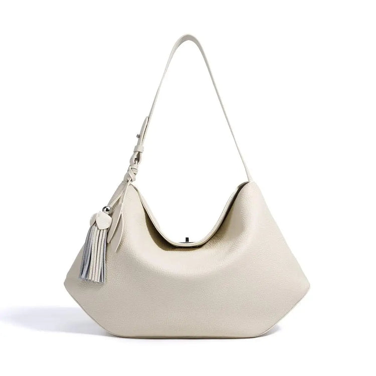Trendy Large-Capacity Leather Shoulder Bag