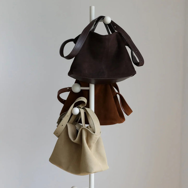 Womens Matte Commuter Tote Crossbody Bag