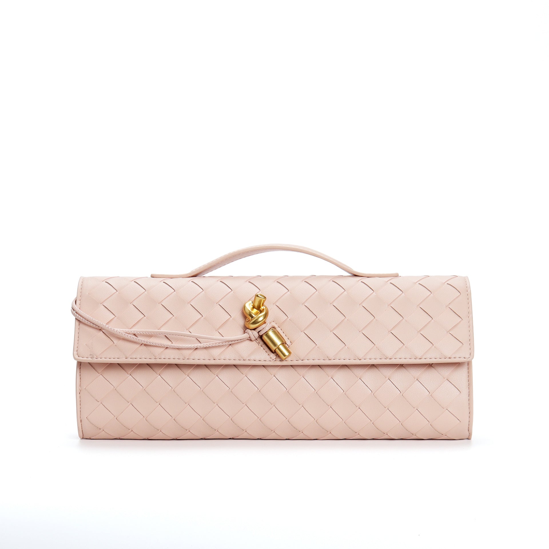 Woven baguette Clutch