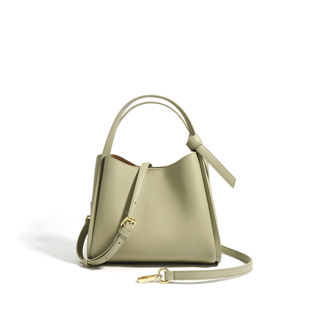 Simple Fashion Commuter All-matching Genuine Leather Shoulder Crossbody Handbag