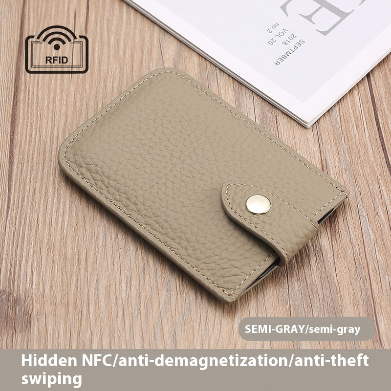 Porte-cartes portable ultra-mince à tiroir empilable