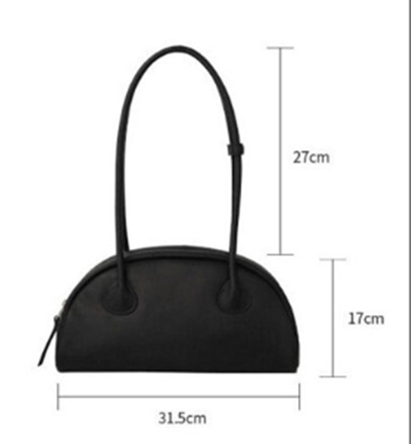 Semi-circular Shoulder Bag