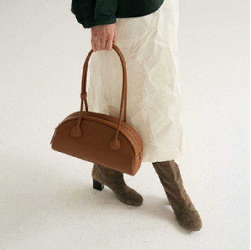 Semi-circular Shoulder Bag