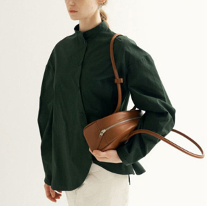 Semi-circular Shoulder Bag