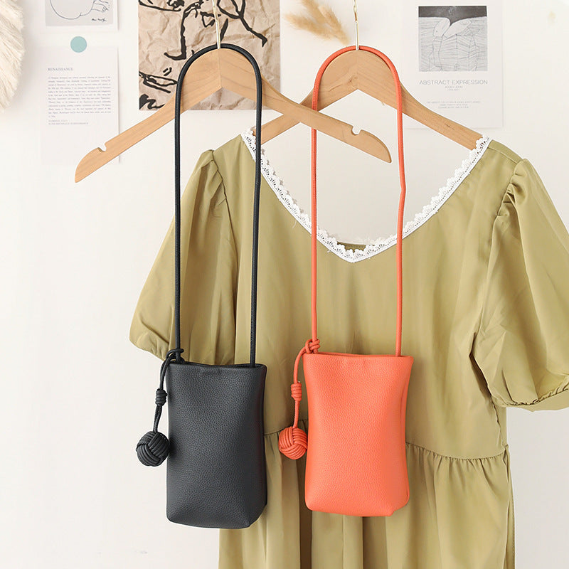 Summer Versatile Soft Leather Phone Crossbody Bag For Women