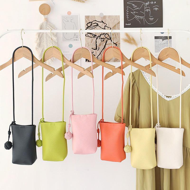 Summer Versatile Soft Leather Phone Crossbody Bag For Women