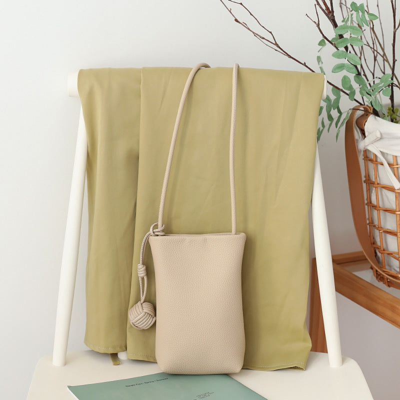 Summer Versatile Soft Leather Phone Crossbody Bag For Women