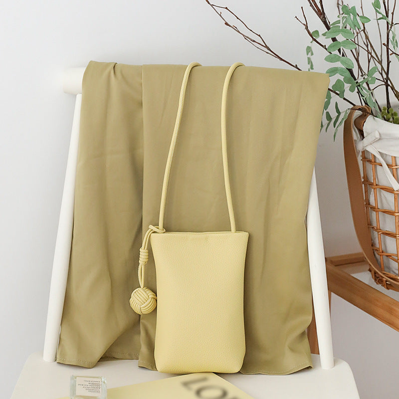 Summer Versatile Soft Leather Phone Crossbody Bag For Women