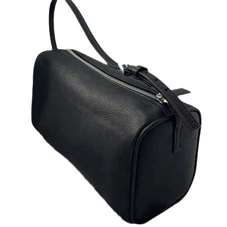 Leather small size baguette Shoulder bag