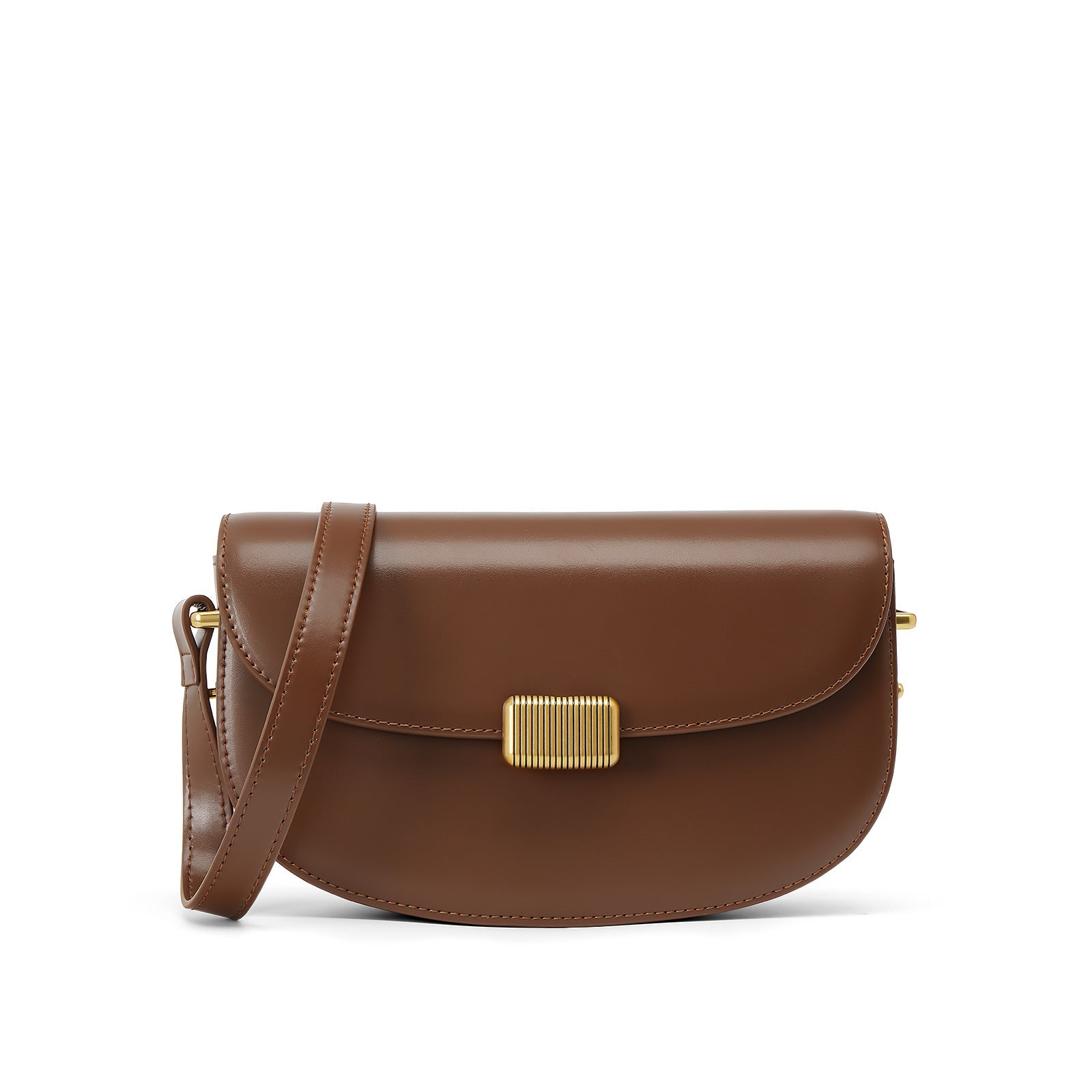 Leather Retro chic and durable style Saddle Bag