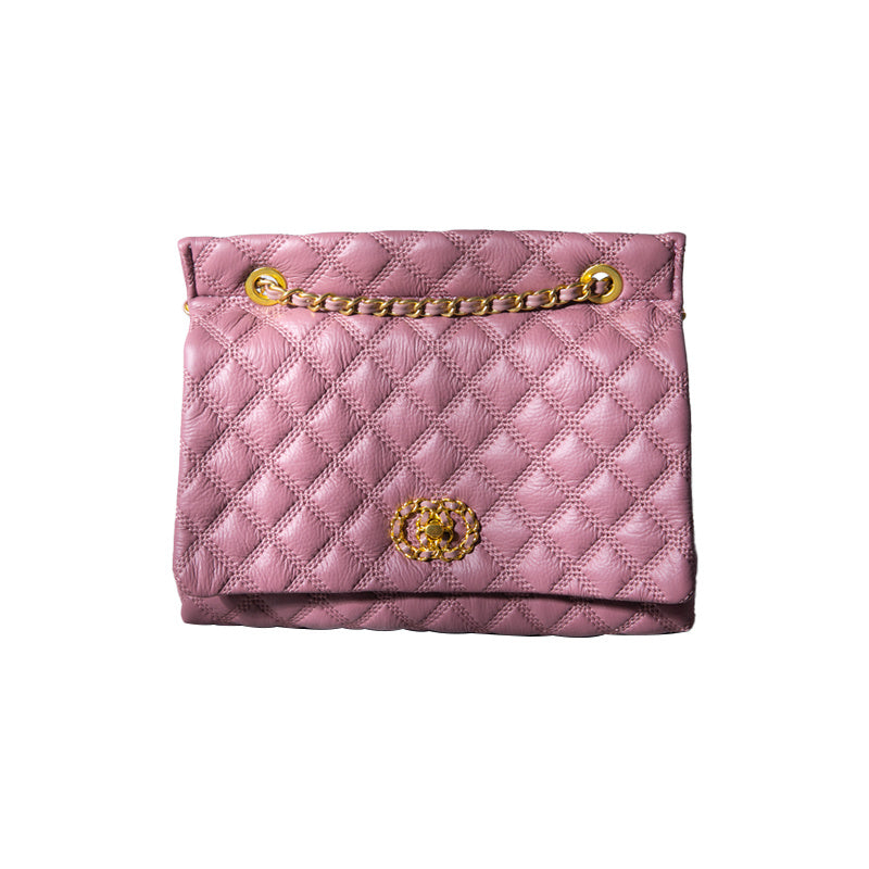 Leather  Diamond Large Capacity  shoulder Bag