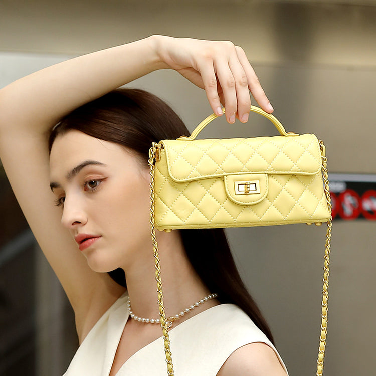 Light Luxury Fashion Womens Genuine Leather Shoulder Crossbody Bag Nomade Code