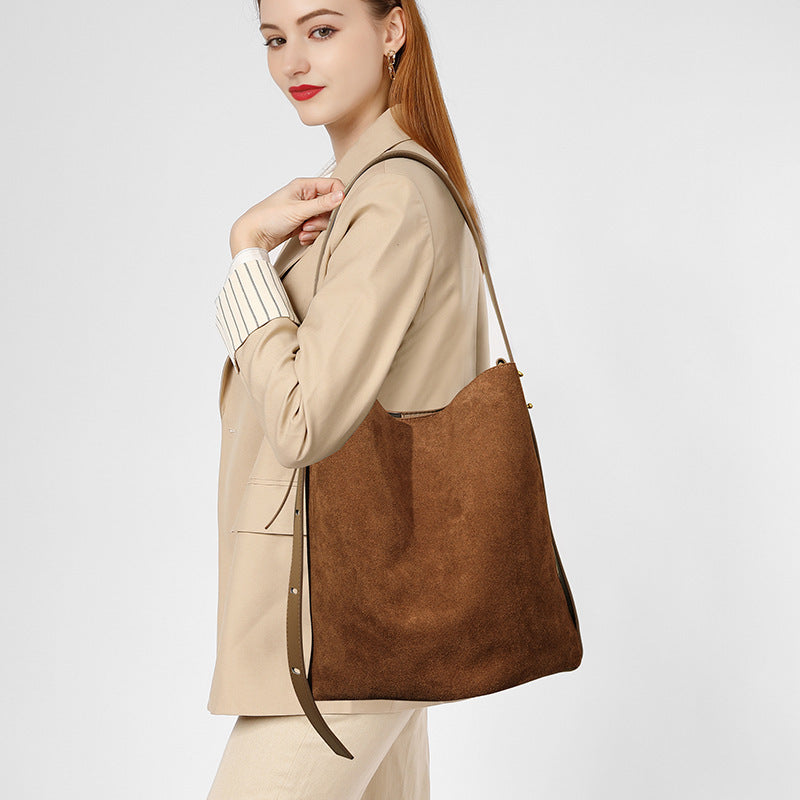 Large capacity Leather Tote
