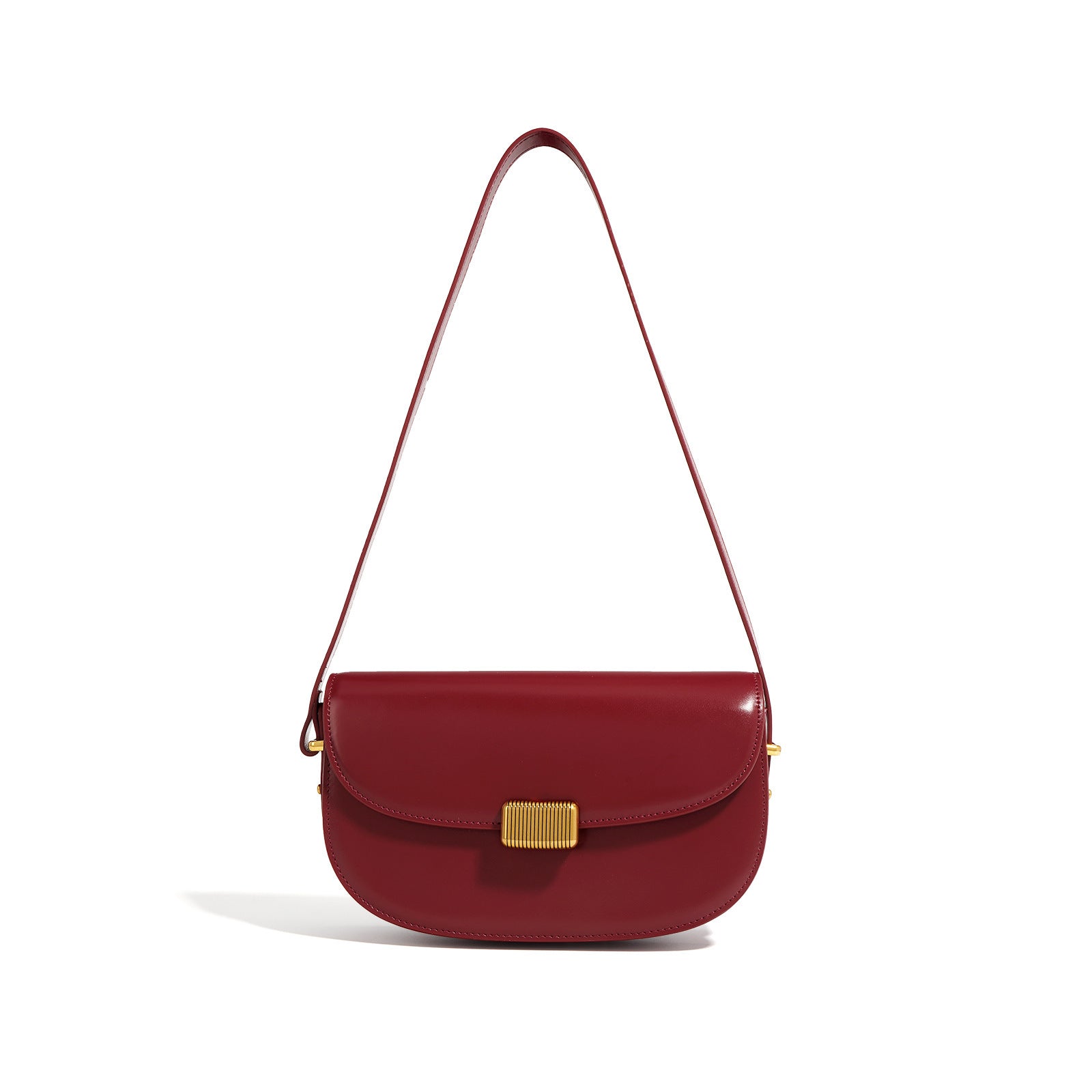 Leather Retro chic and durable style Saddle Bag
