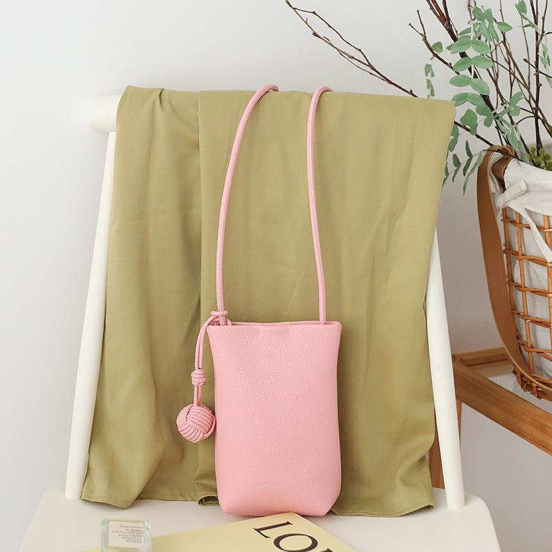 Summer Versatile Soft Leather Phone Crossbody Bag For Women