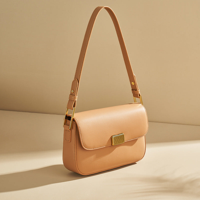 Genuine Leather Shoulder Bag – Versatile & Chic