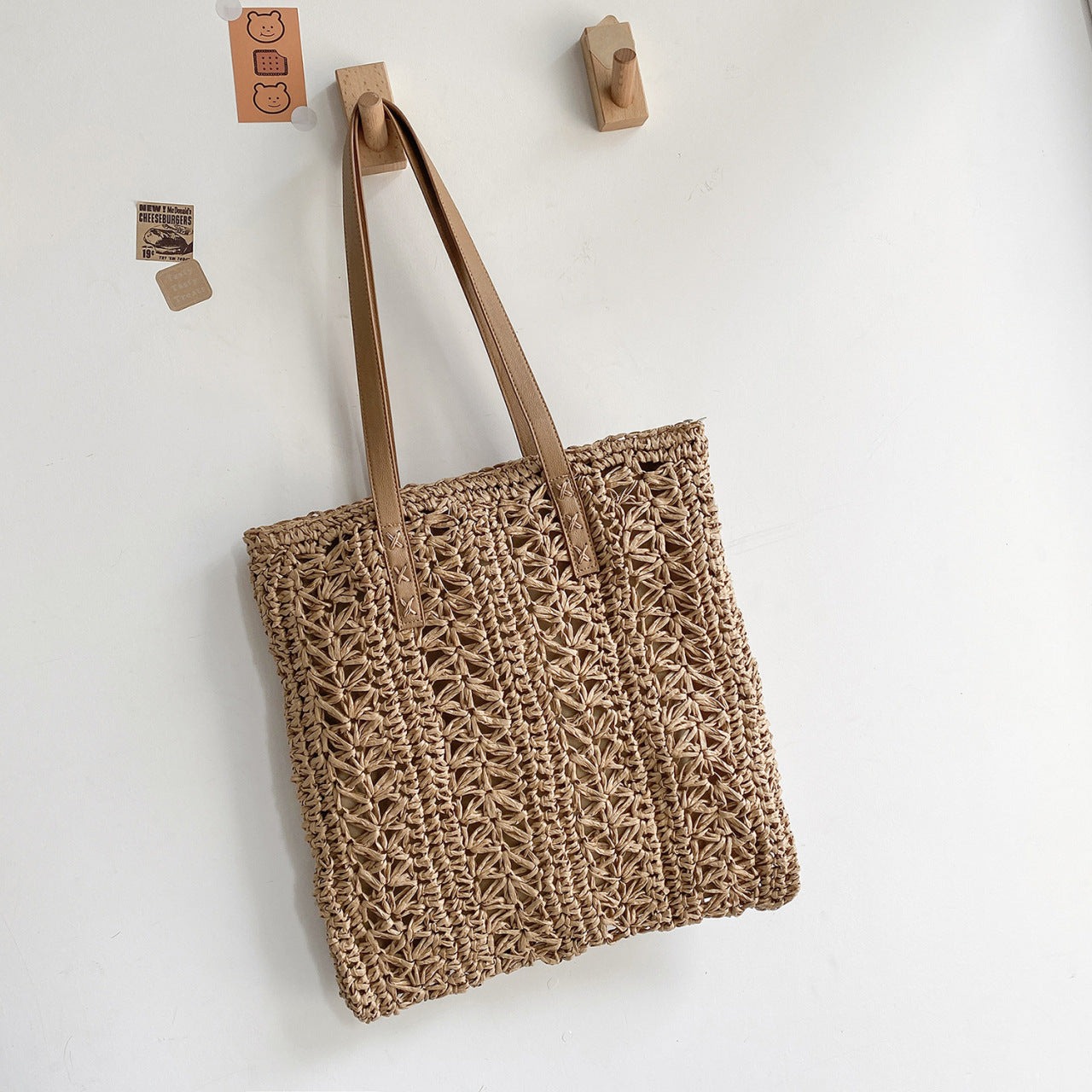 Summer Beach Straw Woven Large-capacity tote