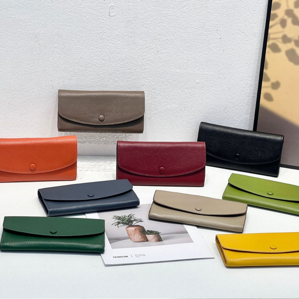 Portefeuille en cuir véritable