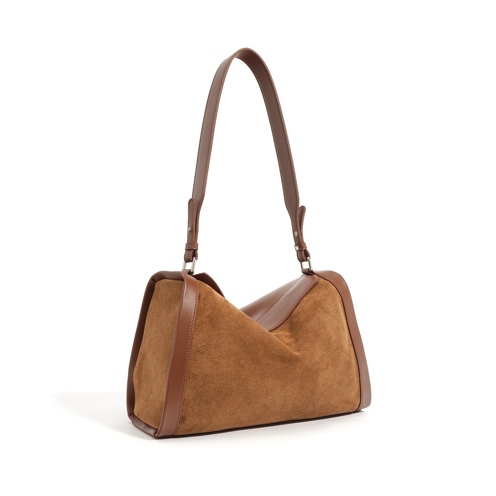 Matte Leather Shoulder Messenger Bag