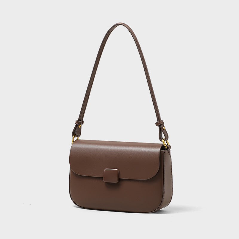 Genuine Leather medium size shoulder or crossbody bag