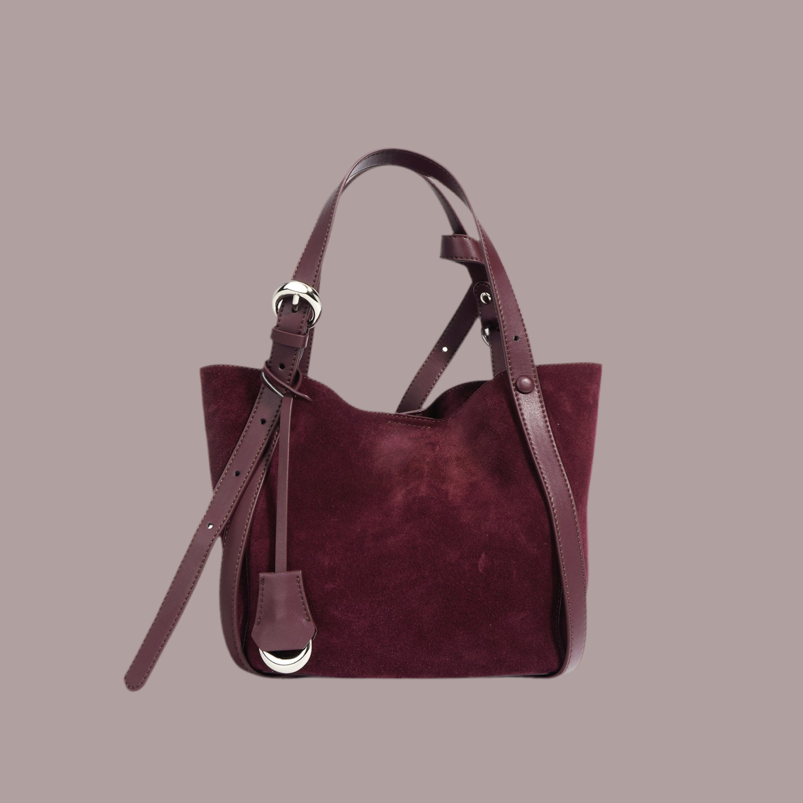 Large Capacity leather bascket Shoulder Bag