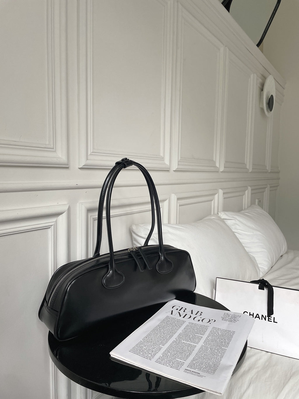 Retro Baguette High-quality-Shoulder Genuine Leather Bag