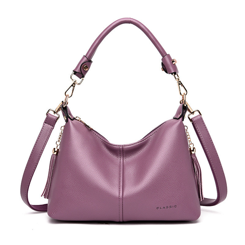 Soft Leather All-match Trendy Shoulder Bag