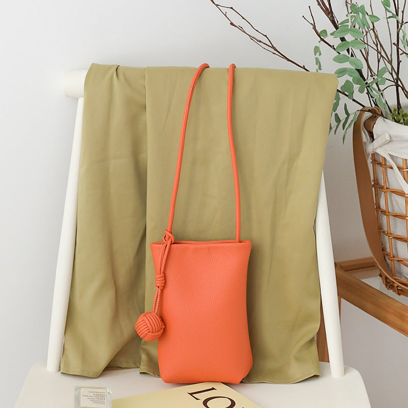 Summer Versatile Soft Leather Phone Crossbody Bag For Women