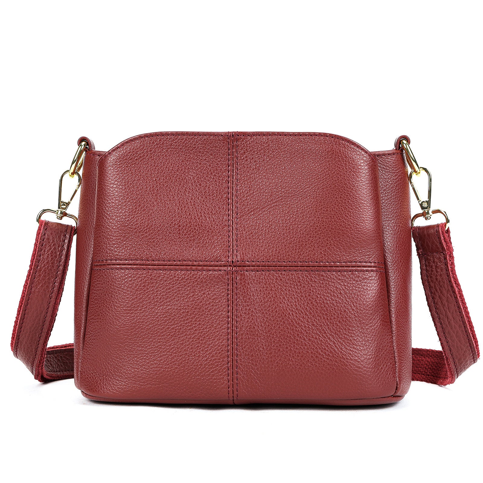 Genuine Leather Casual Shoulder Messenger Bag