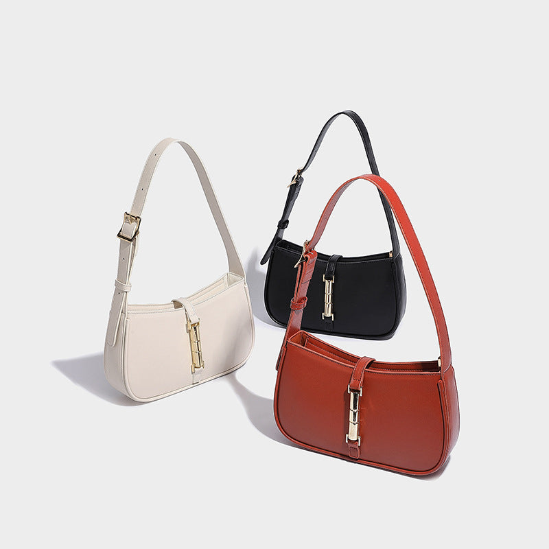 Niche High Sense Underarm Baguette Bag