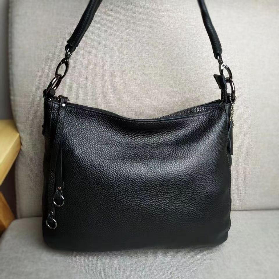 Genuine Leather Women's Bag First Layer Leather One-shoulder Oblique