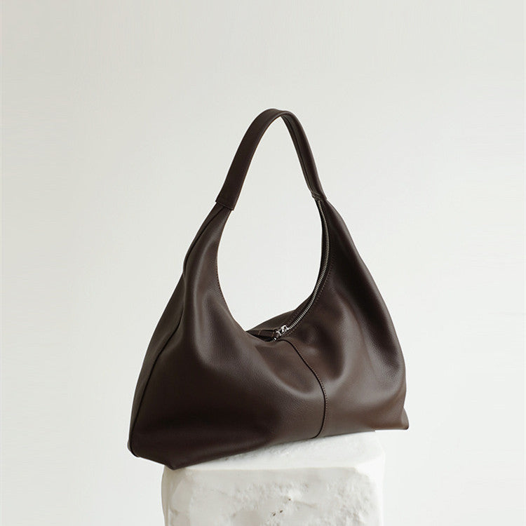 Large Capacity soft Leather Shoulder Bag